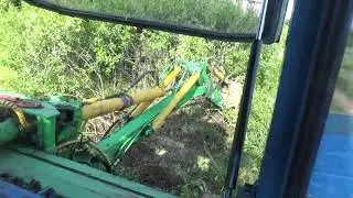 Показываю как можно работать задней установкой, или как он меня заё...