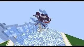 ICE DRAGON TIME LAPSE!! Minecraft Build By EnderGamerTDM