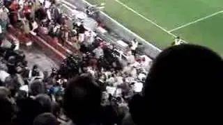 CROWD TROUBLE AT SEVILLA V SPURS