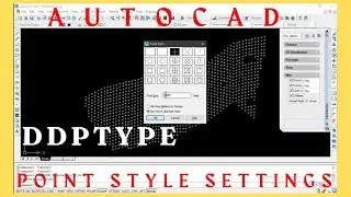 How to Change Point Styles in AutoCAD | How to Perform Point Style Settings in AutoCAD