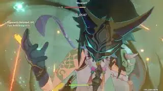 Xiao e Raiden Mains DPS vs Resonância Geo com Albedo Sub-DPS