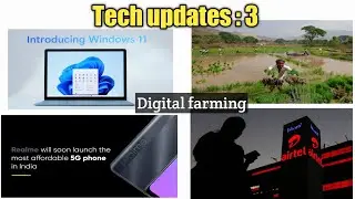 Tech Updates 3|| 5G phone  Digital Farming Etc.... Latest Tech news |Technology News| In Telugu