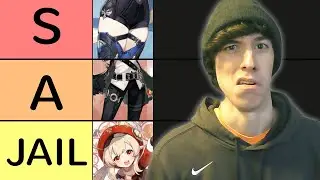 Just a normal Genshin Impact character tier list.