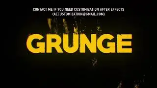 Grunge Opener | After Efects Project Files - Videohive template