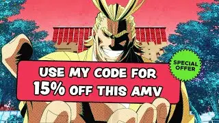 Use My Code for 15% Off This AMV - Anime Central 2025