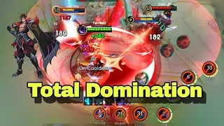 Yu Zhong staying Unkillable and Dominating the whole Match 😭🔥🐉|Mobilelegends