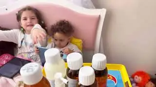 KUZEY YARALANDI !! ELİF HEMEN DOKTOR OLDU NAPTI BAKIN بابا جاب لي بالون - جنى مقداد | طيور بيبي