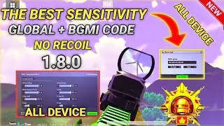 The Best Sensitivity Gyro 100% No Recoil After New Update 1.8 🔥| Pubg Mobile Sensitivity Setting