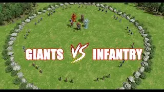 Giants vs Humans - Age of Mythology: Retold