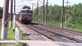ВЛ11М-177 с грузовым, перегон Куровская — Авсюнино