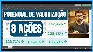 8 AÇÕES COM POTENCIAL DE VALORIZAÇÃO ABSURDO! FICARAM BARATAS E PODEM SUBIR MUITO!