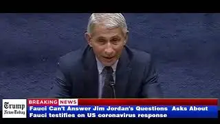 Fauci Can't Answer Jim Jordan's Questions  , Asks About Fauci testifies on US coronavirus response