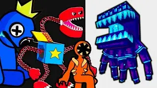 COSMIC Monsters vs DOORS | rainbow friends | Boxy Boo (among us animation)
