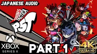 Persona 5 Tactica Gameplay Walkthrough Part 1 | Japanese Audio Version | Xbox Series X|S | 4K HDR