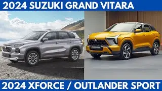 New 2024 Suzuki Grand Vitara Vs. 2024 Mitsubishi Xforce / Outlander Sport A compact SUV Comparison