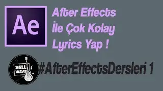 After Effects İle Çok KOLAY Lyrics YAP ! | #Aftereffectsdersleri