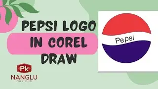 Pepsi logo in corel draw12(
