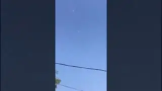 The moment when enemy intruders were shot down by Pakistan.