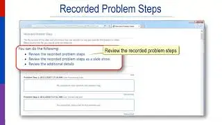 Problem Steps Recorder