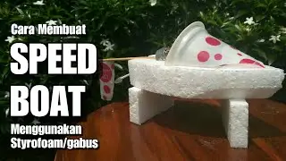 Cara membuat kapal dari dinamo | How to make speed boat