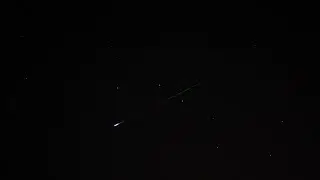 shooting star straight through the plough. sony A1 + sigma 35mm f1.2  in 4k
