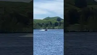 Luke taking his cousin Harper out for a ride in Bowtie Boogie - Lake Ratapiko 28th Oct 2023