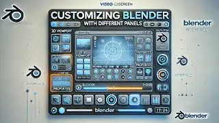 01_04 Customise Default Layout with Different UI Components of Blender