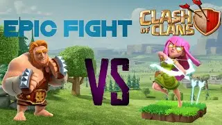SUPER GAINT VS SUPER ARCHER | EPIC FIGHT | COC | RENK OP