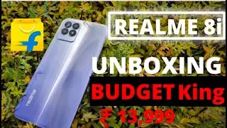 Realme 8i Unboxing | best budget mobile | Unboxing and first impression | Media Tek Helio G96