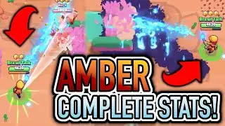 How Good is Amber?? - Brawl Stars New Brawler Amber Stats!