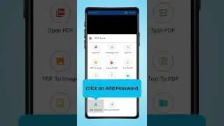 How to add Password in a PDF using the Scanify App.