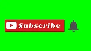 Subscribe Button green screen, Bell Icon Green Screen, Subscribe button green screen animated,