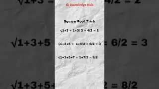 Square root trick|| maths Square root trick||