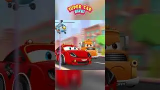 Supercar Rikki Stops the Giant Bear 01🐻 #rikkishorts #mylittletvcartoon