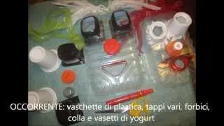 Carnival masks children DIY recycled materia