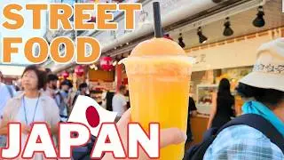 10 Amazing JAPANESE STREET FOOD Summer  2024 Tokyo street food tour Foodie Food Lover | shaved ice
