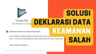 Cara Mengisi Data  Keamanan Pada Google Develover