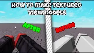 How to MAKE a TEXTURED VIEWMODEL in ROBLOX STUDIO! (2024)