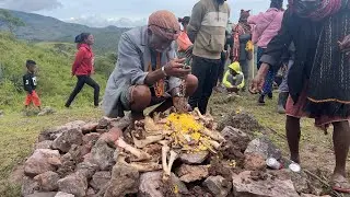 Prosesu Funebre avo Antonio no hakoi Kohe tuir kultura Aileu Teblor nian