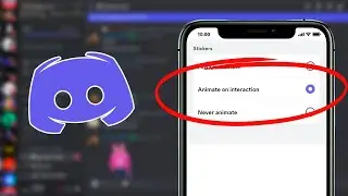 HOW TO STOP STICKERS TO ANIMATE DURING INTERACTION ON DISCORD