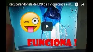 Tela da TV quebrada ou com mancha - Recuperando !