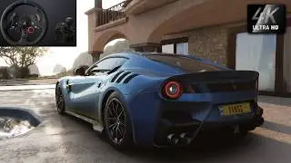 1495 HP Ferrari F12 TDF | Steering Wheel Gameplay | Forza Horizon 5