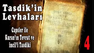 Tasdik'in Levhaları | Capsler ile Kuranın Tevrat  ve İncil'i Tasdiki 4