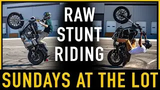 HALREY STUNT RIDING LOT DAY - SUNDAYS AT THE LOT
