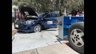 CESVI MÉXICO realiza pruebas de impacto al vehículo #Chevrolet #ONIX #2023.