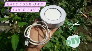 how to make table lamp#diy #lamp