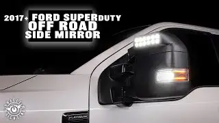 2017-2025 Ford Super Duty LED Off-Road Side Mirror Ditch Tow Lights Installation by ORACLE Lighting