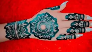 beautiful sticker mehndi design