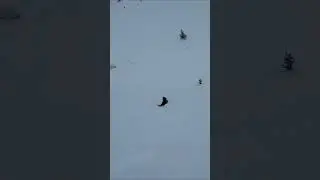 Pow Day Ski Jumping