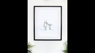 Drawing a mother and kid love art #love #motherslove #mothersday